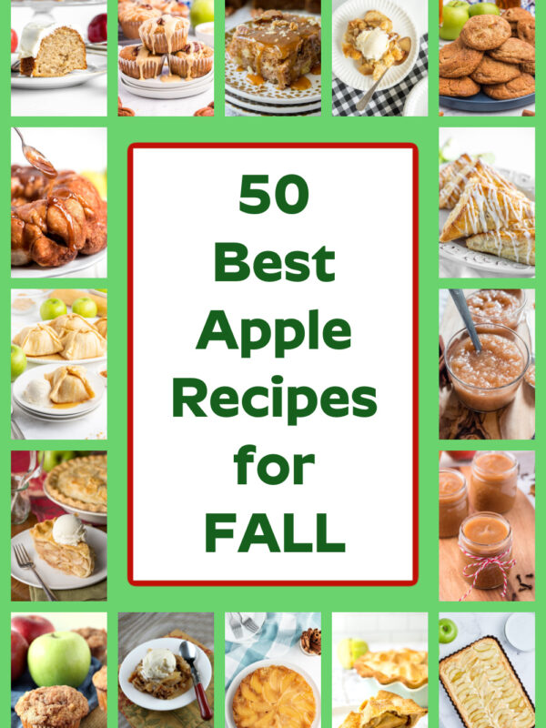 pinterest collage for best apple recipes