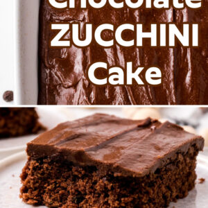 chocolate zucchini cake pinterest pin
