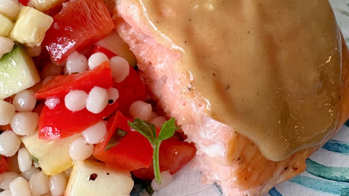 Maple Mustard Salmon