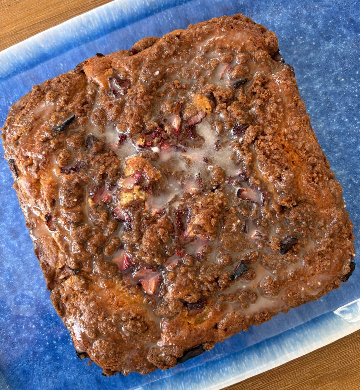 strawberry coffee cake