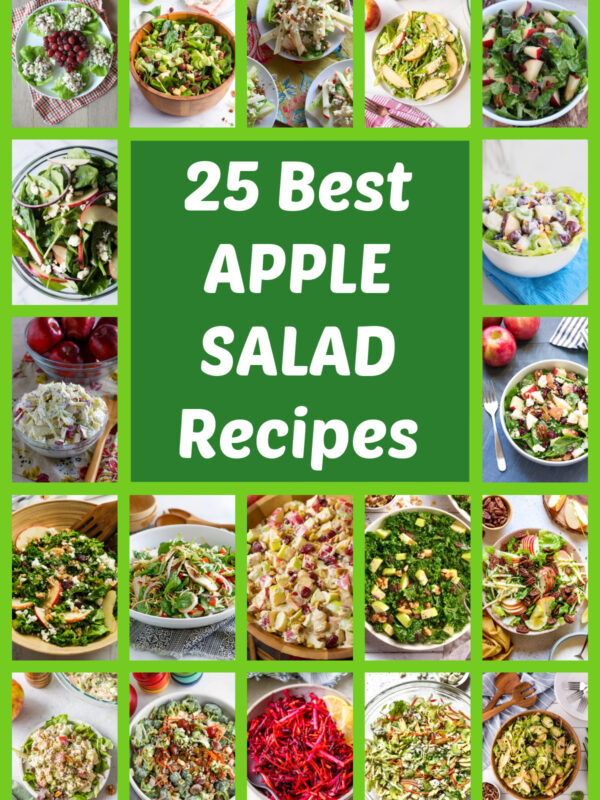 Apple Salad Recipes Collage