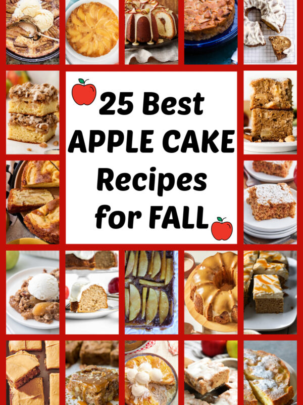Apple Cakes Collage