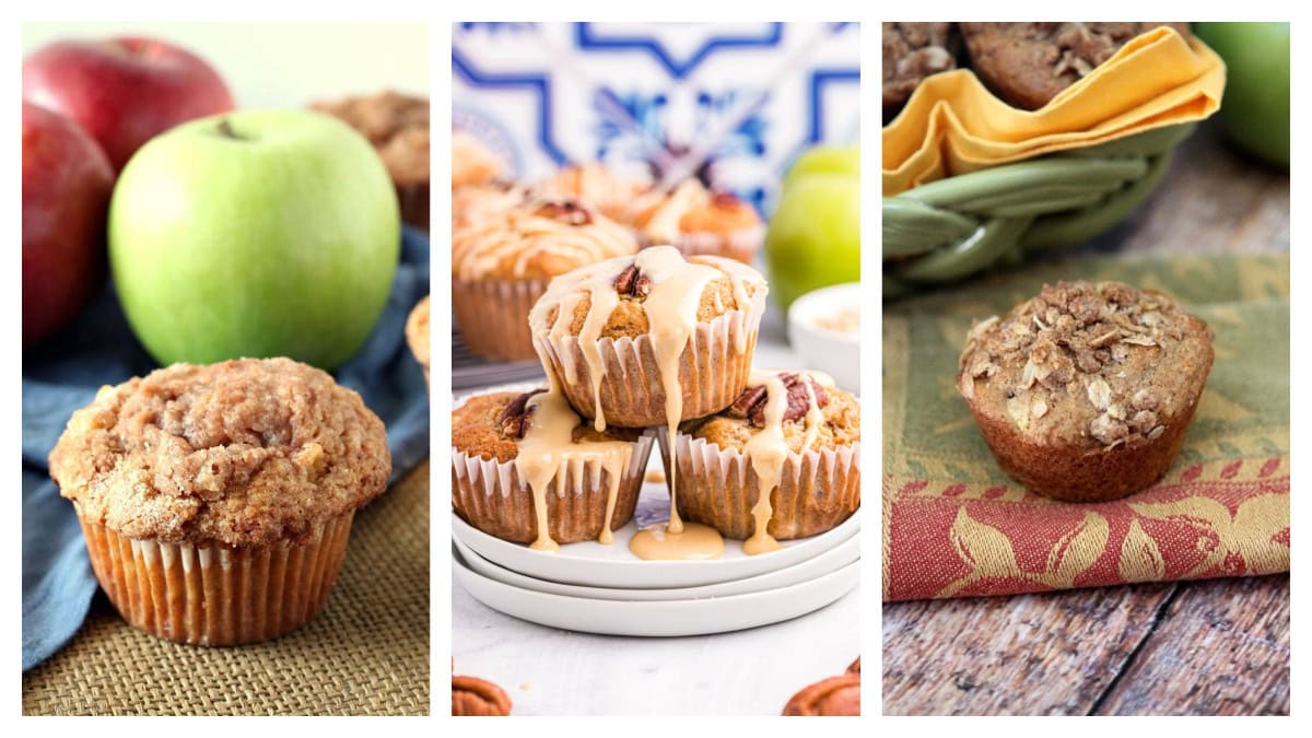 Looking for the best apple breakfast recipes for fall? This collection is filled with cozy favorites, including apple muffins, pancakes, waffles, French toast, cinnamon rolls, scones, oatmeal and quick breads. Save these easy apple breakfast ideas for weekend brunch, holiday mornings and all of apple season! three apple muffin recipes