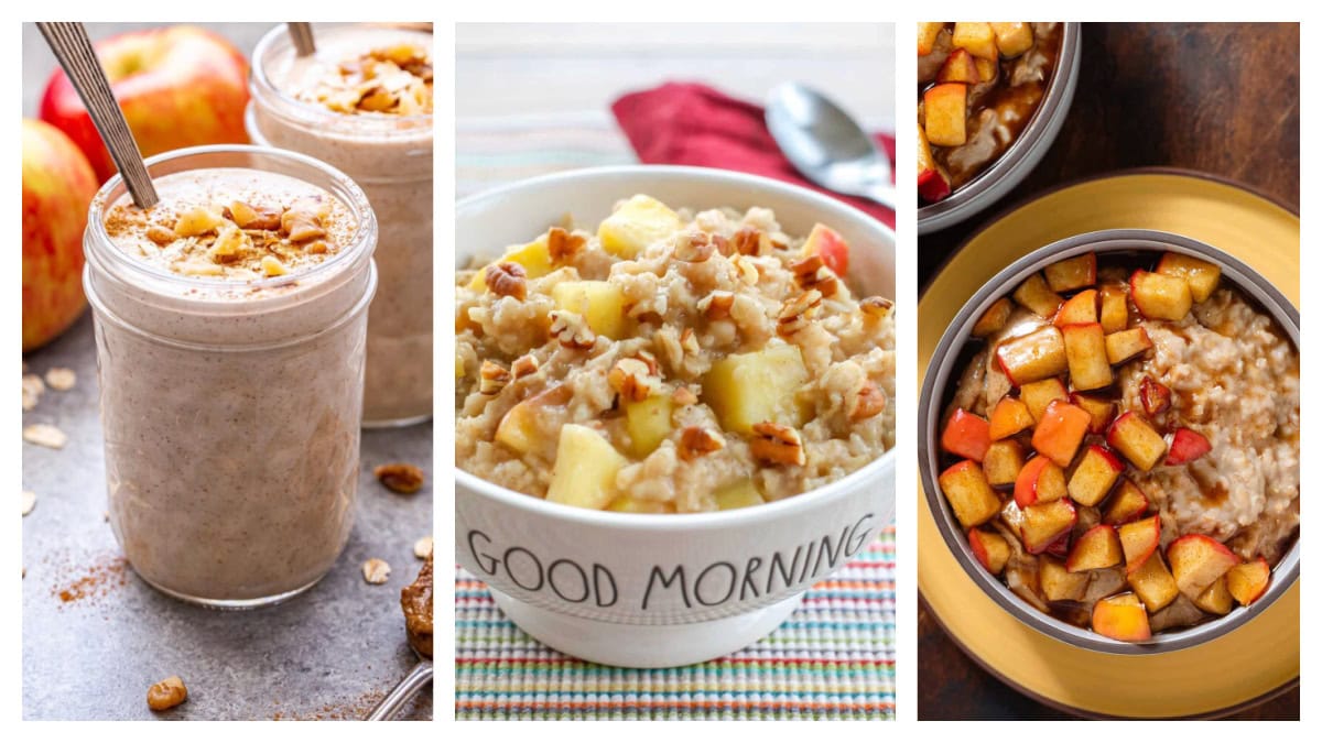 Looking for the best apple breakfast recipes for fall? This collection is filled with cozy favorites, including apple muffins, pancakes, waffles, French toast, cinnamon rolls, scones, oatmeal and quick breads. Save these easy apple breakfast ideas for weekend brunch, holiday mornings and all of apple season! three healthy apple breakfast recipes