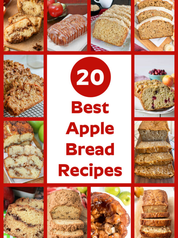 best apple bread recipes collage