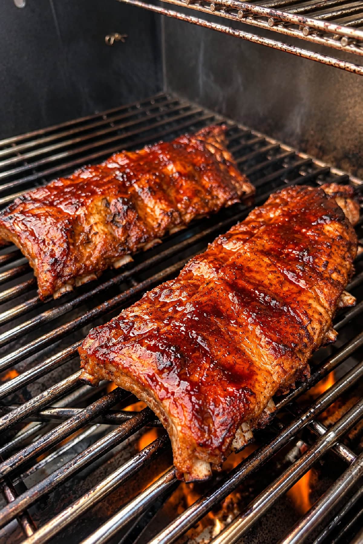 Dr. Pepper Ribs on the Grill