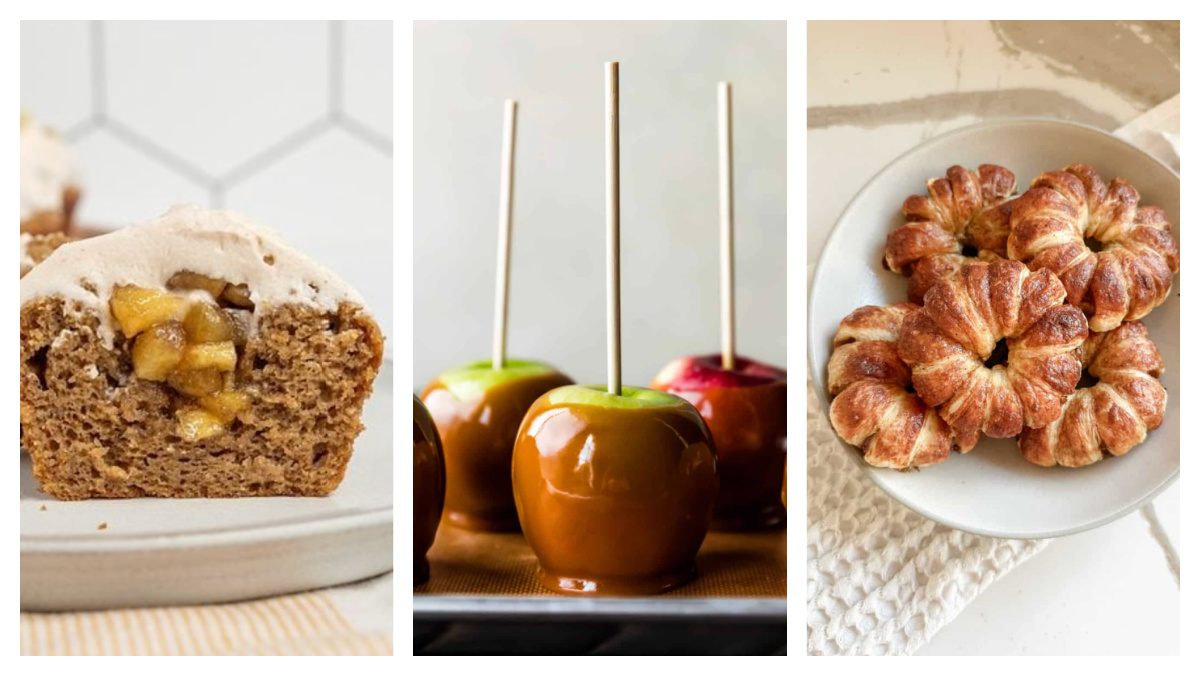 Looking for the best apple dessert recipes? Try these delicious fall favorites, including apple cobblers, bars, cheesecake, cookies, turnovers, dumplings, tarts, caramel apples and more. Save this collection for apple season! three fun apple desserts