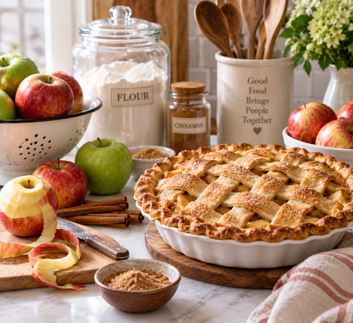 Looking for the best apple dessert recipes? Try these delicious fall favorites, including apple cobblers, bars, cheesecake, cookies, turnovers, dumplings, tarts, caramel apples and more. Save this collection for apple season! apple pie on countertop