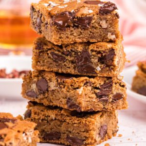 bourbon bars in a stack