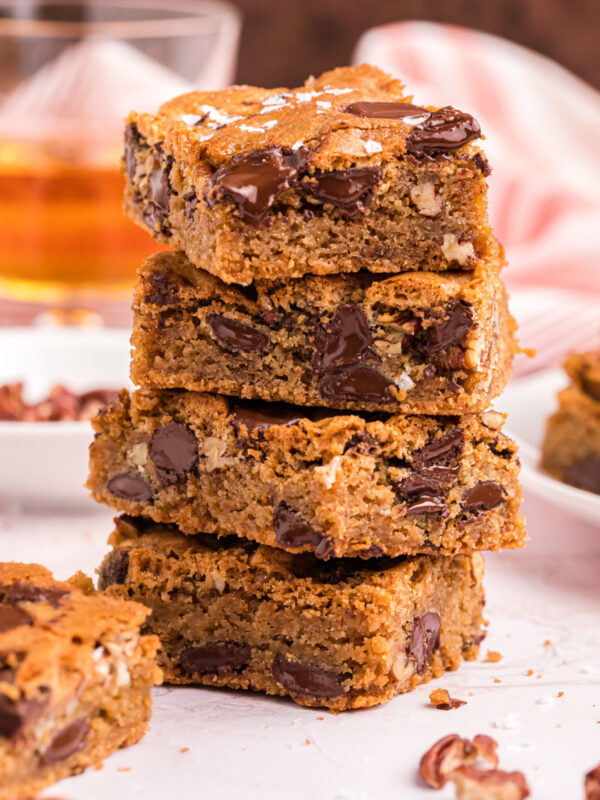bourbon bars in a stack
